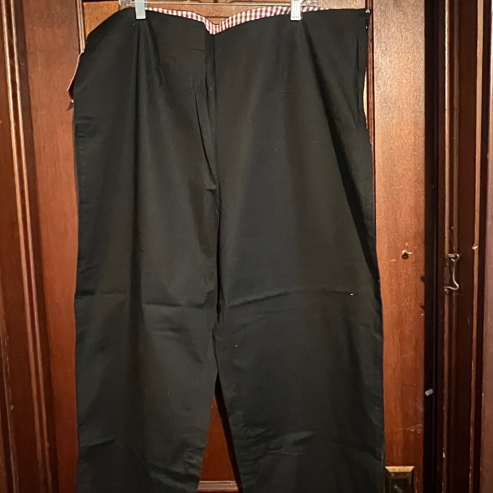 Black Cotton Stretch Capris 24W NWT